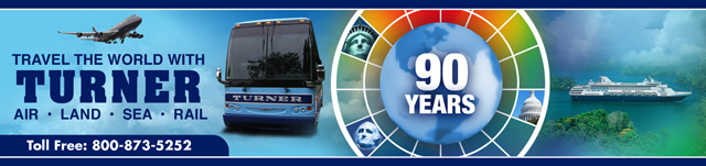 Travel the World with Turner Air - Land - Sea - Rail